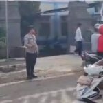 Polsek Lemahabang Polresta Cirebon Laksanakan Patroli Pagi di Sekitar SMPN 1 Lemahabang Cegah Gangguan Kamtibmas