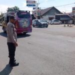 Polsek Gebang Laksanakan PH Siang di Pasar Gebang, Wujudkan Keselamatan Pengguna Jalan