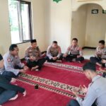 Untuk keselamatan Anggota, Polsek Susukan lebak mengadakan giat Binrohtal rutinan.