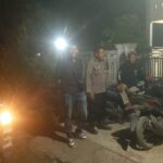 Blue light patrol Cegah kejahatan jalanan Polsek Gebang Polresta Cirebon Laksanakan Patroli malam di Wilkum Polsek Gebang