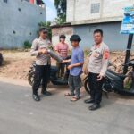Polsek Beber Laksanakan Ops Pekat Penertiban Knalpot Brong Demi Kenyamanan Warga