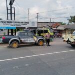 BHABINKAMTIBMAS POLSEK DEPOK HADIRI TAHLILAN RUTIN KLIWONAN, SAMPAIKAN PESAN KAMTIBMAS DAN SOSIALISASI LAYANAN POLRI 110