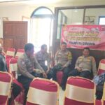 Polsek Arjawinangun menggelar Minggu Kasih di Gereja Bethel Indonesia ( GBI ) Arjawinangun