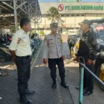 Kegiatan Bhabinkamtibmas Desa Japura Lor Polsek Pangenan memberikan himbauan dan pembinaan kamtibmas kepada sekuriti PT. Sido Agung Argo Prima