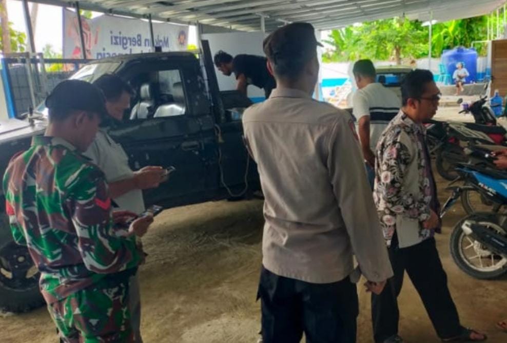 Bhabinkamtibmas Desa Kalibuntu Bersama TNI Laksanakan Sambang dan Monitoring Wilayah