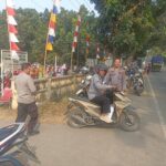 Meriahkan HUT RI ke-81, Kanit Samapta Polsek Gempol Amankan Gebyar Siaga Merah Putih Anak TK di Palimanan