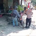 Anggota Polsek Astanajapura laksanakan pengamanan gerak jalan tingkat sekolah menengah atas
