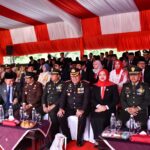 Polsek Sumber Amankan Upacara HUT ke-81 Kemerdekaan RI Tingkat Kabupaten Cirebon
