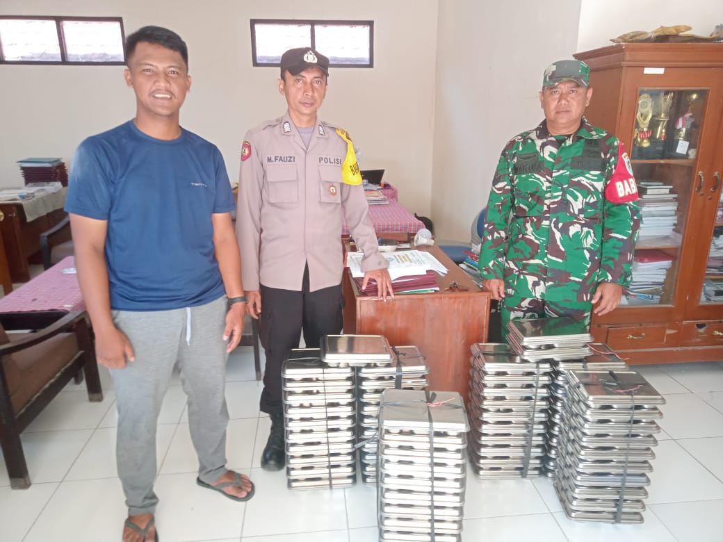 Polsek Gegesik Monitoring Penyaluran MBG, Pastikan Berjalan Aman dan Tepat Sasaran